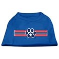thumbnail image 1 of Patriotic Star Paw Screen Print Shirts Blue Sm (10), 1 of 1