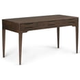 thumbnail image 1 of Allora Contemporary Computer Desk in Walnut Brown, 1 of 5