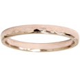thumbnail image 1 of 2mm 14K Rose Gold Hammered Stackable Wedding Band, 1 of 1