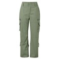 thumbnail image 1 of LUOGENLI Pantalon Décontracté pour Femme Pantalon Rétro Français à Jambe Grand pour Femme Poche Décontracté Ample à Jambe Droite Pantalon de Travail pour Femme Pantalon Habillé Décontracté pour Femme Extensible Vert TP, 1 of 8