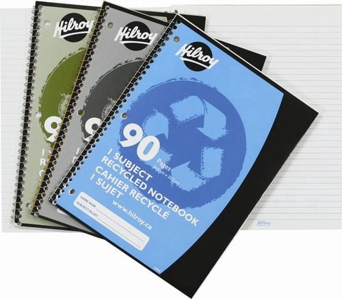 Hilroy 1 Subject Recycled Notebook
