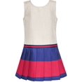 thumbnail image 2 of Robe Fille Kaki Marine Jupe Plissée Uniforme de Rentrée 12 Ans, 2 of 7