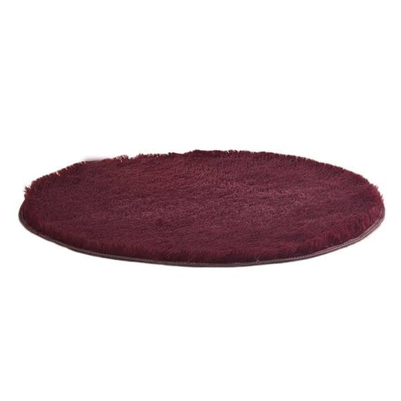 Floor Rug Fluffy  Long Hair Solid Color Good Moisture Absorption Decoration Washable Living Room Bedroom Rug Household Stuff