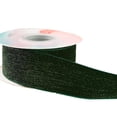 thumbnail image 2 of ABPWLY Velvet Ribbon 5 Yards Green Glitter Christmas DIY Bow Wrapping Holiday Table Decoration Satin Flocking Craft Multipack Multiple Widths 1Pc 177.17in, 2 of 6