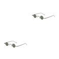 thumbnail image 3 of maskred Resin Lightweight Metal Frame Retro Vintage Style Lightweight Frame Unisex Comfort style 1 2Set, 3 of 6