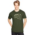 thumbnail image 1 of Hanes Mens Graphic Tee, L, Reflector Green Heather, 1 of 3