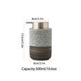 thumbnail image 3 of Japanese/Ceramic Foaming Soap Dispenser, Foam Soap Dispenser With Gold Pump, Hand Foaming Dispenser, For Barthroom Kitchen-grey-Foam, 3 of 8