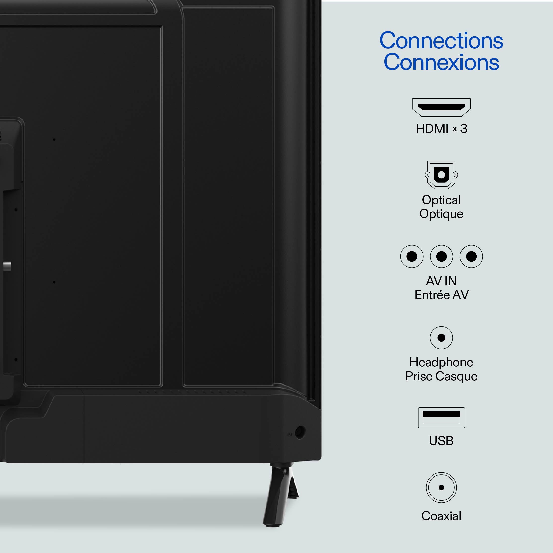 Téléviseur intelligent Roku onn HD intégrale 1080p de 102 cm (40 po)