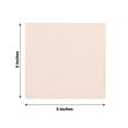 thumbnail image 2 of HLONK 50 Pack | 2 Ply Soft Orange Dinner Party Paper Napkins  Wedding Reception Cocktail Beverage Napkins, 2 of 10