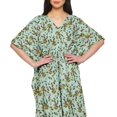 thumbnail image 4 of Moomaya Kaftan pour Femmes, Tenue d'Intérieur de Vacances, Robe Maxi, Robe Africaine pour Femmes - XS-M, 4 of 6