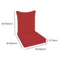 thumbnail image 5 of Coussin de luxe à haut dossier avec oreiller HOMETRENDS, 5 of 5