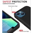 thumbnail image 4 of Entronix Heavy Duty Case Designed for iPhone 14, Shockproof Triple Layer Rugged Case (Black), 4 of 6