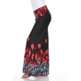 thumbnail image 2 of White Mark Printed Palazzo Pants, 108-Red Peacock - Extra Large, 2 of 5