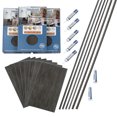 thumbnail image 1 of PALISADE 25.6 in. x 14.8 in. Tile Shower and Tub Surround Kit in Ashen Slate, 1 of 1