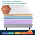 thumbnail image 3 of Early Bird Matelas en Mousse à Mémoire de Forme Gel & Cuivre 10 Pouces, Simple, 3 of 8