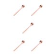 thumbnail image 1 of Redempat Cute Tea Spoon Exquisite Stainless Steel Spoon For Tea Drinking Teaware cat paw rose gold 1 5Set, 1 of 6