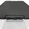 thumbnail image 3 of Homz Contenant de Rangement en Plastique Empilable de 15 Qt avec Couvercle à Loquet, Gris (Lot de 4), 3 of 9