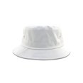 thumbnail image 1 of COTTON BLEND TWILL BUCKET HAT, White Large, 1 of 1