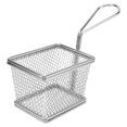 thumbnail image 3 of 1 Pc Durable Fried Chicken Basket Frying Basket Reusable Fryer Basket (Silver), 3 of 7