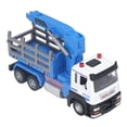 thumbnail image 1 of Log Tractor Model, Logging Truck Toy Light Music Effect Ideal Present  For 6 Years Old Above Blue, 1 of 8