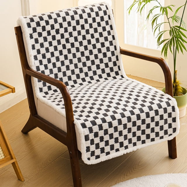 Office Recliner Plushs Seat Cushion Backrest Integrated Thick Non Slide Mat Suitable For Chairs Stools Sofas And Recliners