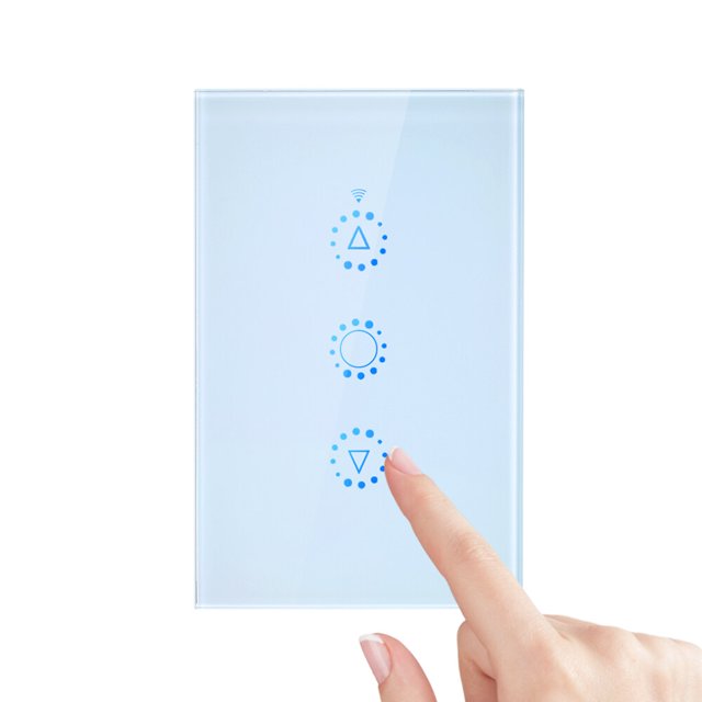 Wi-Fi Smart Dimmer Touch Switch Voice Control Compatible with Alexa Google Home APP Remote Control Schedule Family Share Light Control Touched Switch