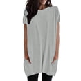thumbnail image 1 of Chandails Opaques pour Femmes Col Roulé T-Shirt Spandex Femmes Manches Longues Chandail à Rayures pour Femmes Hauts Athlétiques pour Femmes Manches Courtes T Col Hauts pour Femmes T-Shirts de Course pour Femmes Chandails à Col pour Femmes, 1 of 4