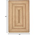 thumbnail image 2 of Homespice Cookie Dough Country Braided Rugs 27x45 - Durable Bed Side Rugs for American Country Decor Made Jute, Finely Braided Jute Rug, 2 of 8