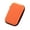 Orange, variant on Birdeem Mini Zipper Hard Leather Earphone Storage Bag Earphone Pouch Box