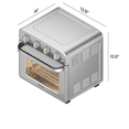 thumbnail image 2 of Refurbished Chefman RJ50-SS-M18 18L Toaster Oven Air Fryer, 2 of 2