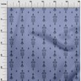 thumbnail image 2 of oneOone Tissu Polyester Lycra Flèche & Paisley Ikat Imprimé Tissu BTY 56 Pouces de Large, 2 of 4