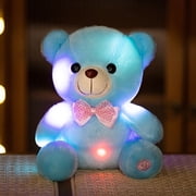 Cagogo under $5 Glowing Bear, Glow in the Dark Bear, Color Changing PlushToy, Small Stuffed Animal with LED, Cute Night LightToyforKids, Light Up Teddy Bear
