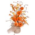 thumbnail image 2 of Todaioua Fall Decorations for Home, 16 Inch Artificial Pumpkin Maple Leaf Tree Tabletop Decor, Fall Tree for Fall Thanksgiving Home Indoor Decor, 2 of 7