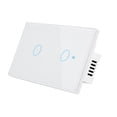 thumbnail image 4 of Commutateur WiFi Intelligent Tuya Norme 120 US - 3 Gang, Blanc, Universel Neutre/non Neutre, Commande Vocale Alexa, Utilisation via Application à Distance, Conception Compacte, Matériau Durable pour la Sécurité et le Confort à la Maison et au Bureau, 4 of 6