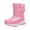Pink, variant on FhsagQ Boots Girls Cowboy Boots Size 13 Little Kid Children's Shoes Snow Boots Girls Boys Outdoor Boots Non Warm Boots Cotton Snow Boots Girls Cowboy Boots Size 13 Black 32