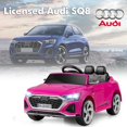 thumbnail image 2 of Licensed Audi SQ8 Ride on Car by OLAKIDS, Battery Powered Electric Vehicle for with Remote Control, Adjustable Music, LED Lights, Suspension, Driving Toy Gift for Kids Toddler Age 3+, 2 of 9