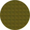 thumbnail image 1 of Ahgly Company Tapis d'Intérieur Ronds de Style Transitionnel Lavables à la Machine, Vert Olive, 3 Pieds Rond, 1 of 7