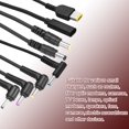 thumbnail image 4 of 0.5FT USB C to DC PD Power Fast Charging Cable, 6.5mmx1.4mm 65W/18V-20V DC Power Cable, Type C Input 3.25A Adapter Jack Converter for Router, Camera, TV Box, Desk Lamp(Black), 4 of 6