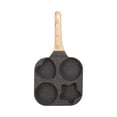 thumbnail image 4 of Divided Grill Frying Pan Egg Frying Pan Cookware Nonstick Pancake Pan Egg Cooker Black, 4 of 9