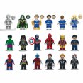 thumbnail image 1 of 18PCS Super Hero Building Blocks Set, ABS Plastic Action Figures for Creative Play & Collection, OPP Bag Packaging, 1 of 10