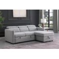 thumbnail image 1 of Dianara RHF Sectional Sleeper Bed, Grey, 1 of 3