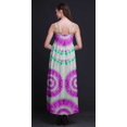 thumbnail image 2 of Bimba Robe Longue d'Été Sans Manches Teinture sur Nœuds pour Femme, Imprimé Teinture sur Nœuds, Décontractée, Maxi, Plage - Xxx-Grand, 2 of 5