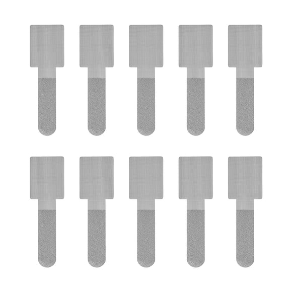 Lot de 10 Attaches Réutilisables pour Gestion des Cordons en Nylon et Polyester, à Crochet et Boucle, Réglables, Épaisseur Maximale de Fil de 1,5 Po pour l'Organisation du Fil de Données, des Écouteurs et sous la Table