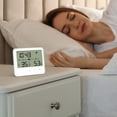 thumbnail image 4 of Alarm Clock,Led Small Digital Alarm Clock For Bedrooms,Multi-function Digital LCD Large Screen Weather Clock Indoor Temperature and Humidity Meter with Alarm Clock Weekly Calendar Weather Forecasts, 4 of 8