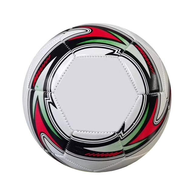 Thinsony Waterproof PVC Football Ball Competitive Game Soccer Ball For Kids Fun Football Training Soccer Ball White 1Set