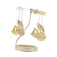 thumbnail image 4 of ziyahi Spinning Tea Light Candle Holder Candle Lover Ornament Rotating Candlestick Cat, 4 of 9