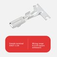 thumbnail image 3 of mmirethe 100pcs Female Terminal High-temperature Resistant Rustproof Wear-resistant Crimp Connectors Wiring Terminal Easy Installment, 3 of 6