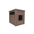 thumbnail image 1 of New Age Pet Habitat N Home Indoor Litter Loo furniture style litter box cover brown, 1 of 5