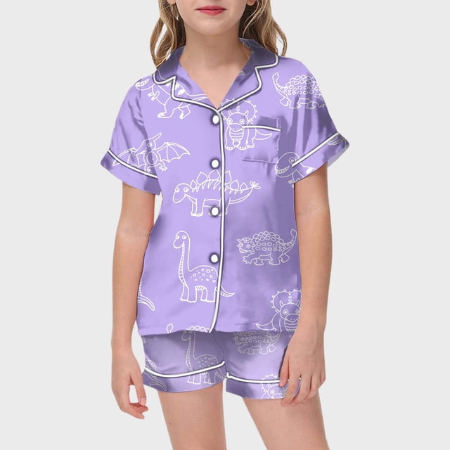 WEAIXIMIUNG Kid DIY Hand Painted Homewear Set Colouring Pajama Sets For And Girl Can Play With And Wea 140