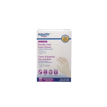 Equate Gants d'examen non poudrés - en latex